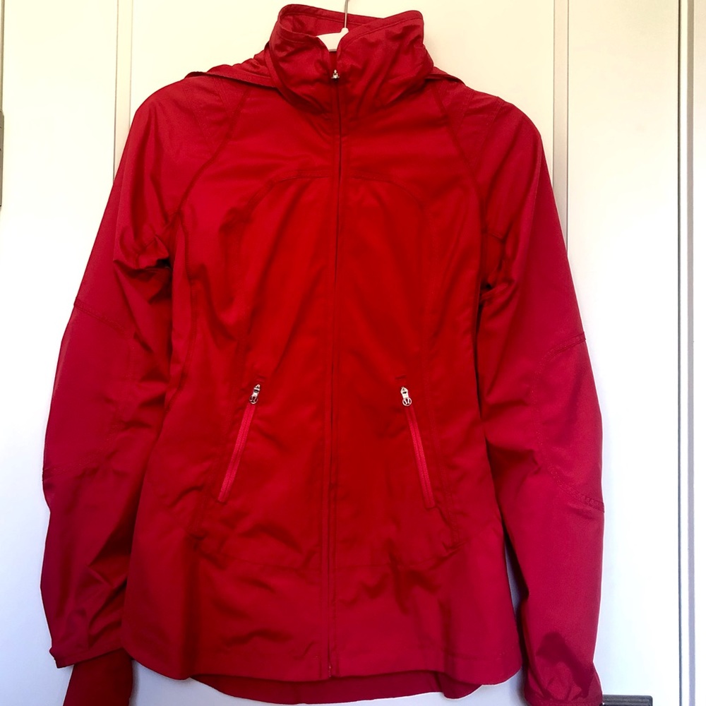 Lululemon Rain Coat | Red | Wind Breaker